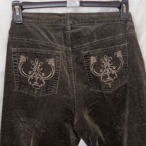 Venezia Black Corduroy Pants